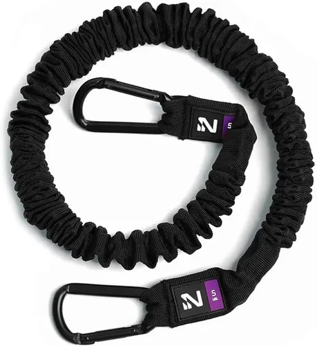 Vista 7 de Iron Neck Resistance Band, Durable Exercise Band with Steel Carabiners for Neck Training, Strength Workouts, Stretching, and Rehab