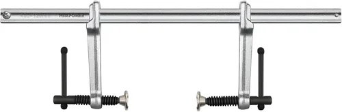 Vista 11 de MAXPOWER Abrazadera de mesa de trinquete, abrazadera de liberación rápida para MFT y sistema de riel guía, abrazadera de barra con capacidad de 7
