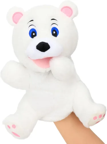 Vista 11 de Hopearl Marioneta de mano de pájaro de peluche con boca abierta y movible para juego imaginativo, juego de rol, juguete interactivo para contar