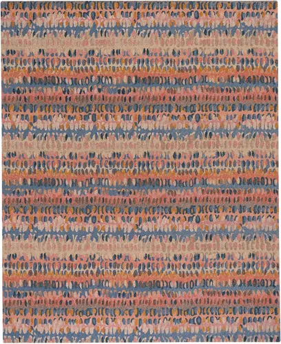 Vista 31 de Dash & Albert Paint Chip Hand Micro Hooked Wool Rug, 2' X 3', Bark Abstract