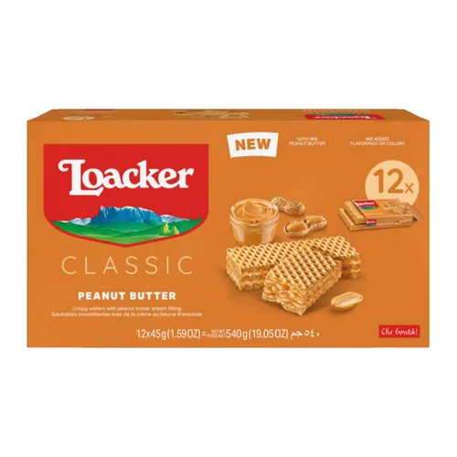 Vista 11 de Loacker - Galletas clásicas de oblea de crema de chocolate, paquete de 12, sin OMG