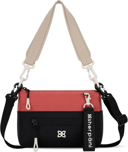 Vista 79 de Sherpani Skye - Bolso cruzado pequeño, de nailon, ligero, para mujer, con protección RFID