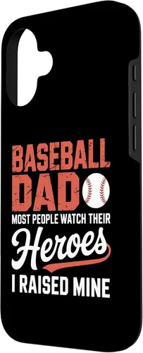 Vista 2 de Baseball Dad Most People Watch Their Heroes I Raised Mine Case for iPhone 16