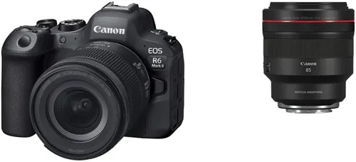 Vista 2 de Canon EOS R6 Mark II RF24-105mm F4 L is USM KIT con RF 85mm F1.2 L USM Ds