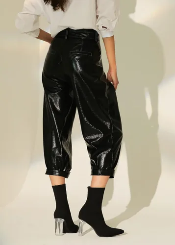 Vista 4 de Shoe'N Tale - Botas de tobillo con calcetín de punto para mujer, con punta, tacón medio transparente, fáciles de poner, botines elásticos