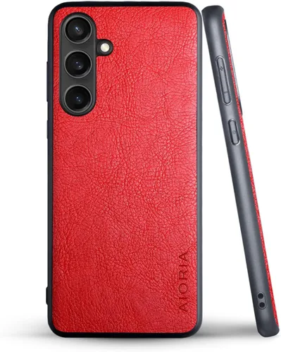Vista 64 de AIORIA Para Samsung Galaxy Note 20 Case, 6.7 pulgadas Premium PU Leather Cover Retro Business Design Funda protectora completa para Samsung Note 20