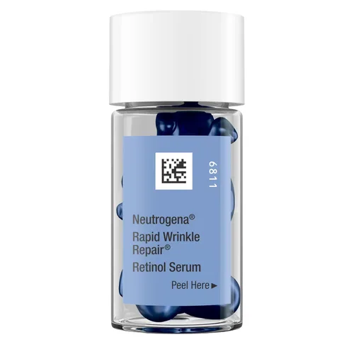Vista 8 de Neutrogena Cápsulas de suero facial de retinol de reparación rápida de arrugas, suero facial diario sin fragancia con retinol que combate las líneas