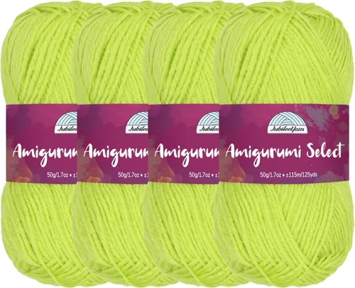 Vista 40 de JubileeYarn Amigurumi Select - Hilo acrílico DK - Begonia - 4 madejas