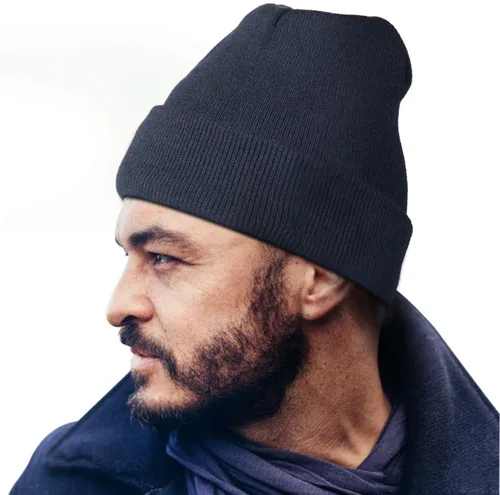 Vista 2 de Gorro de punto cálido para hombre y mujer, para invierno, otoño, verano, primavera