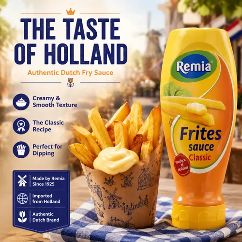 Vista 3 de Salsa Frita Clásica, Fritessaus (Remia) 16.9 oz (16.9 fl oz)