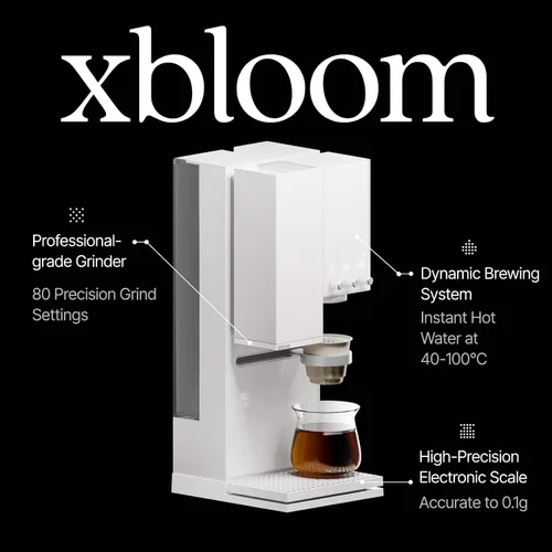 Vista 3 de xBloom Máquina de café de estudio - Cafetera de goteo automática con filtro de 100 piezas y cafetera de té