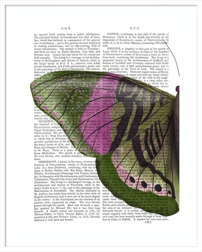 Vista 8 de Amanti Art Fab Funky - Lienzo decorativo para pared, diseño de mariposa en verde y rosa de 24 x 20 pulgadas, arte de pared de animales, decoración