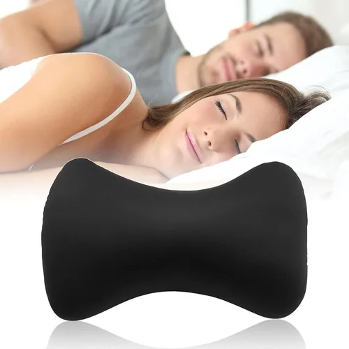 Vista 6 de Almohadas de microperlas divertidas de 15 x 8 pulgadas para dormir de lado, almohadas de cuello de microcuentas suaves para dormir, diseño