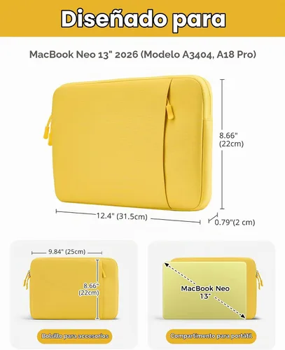 Vista 2 de ProCase Funda para MacBook Neo de 13 pulgadas para 2026 (A3404, A18 Pro)