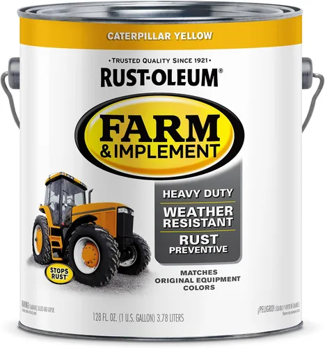 Vista 83 de Rust-Oleum Farm & Implement 280176 - Pintura esmaltada, galón, naranja (Allis Chalmers Orange)