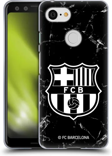 Vista 47 de Head Case Designs Funda de gel con licencia oficial del FC Barcelona Barca Crest Patterns [protección de grado militar] compatible con Google Pixel 3