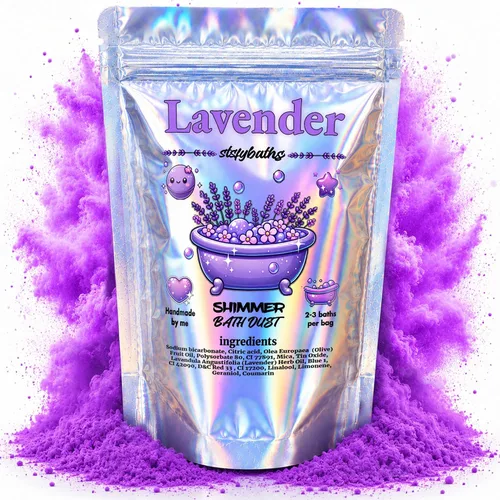 Vista 17 de Bomba de baño brillante de cereza negra en una bolsa - Bombas de baño perfumadas hechas a mano para mujeres, niños y hombres - Bombas de baño