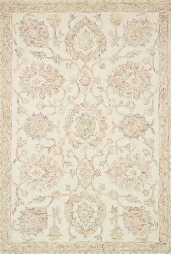 Vista 6 de Loloi Norabel - Alfombra de pasillo color marfil/neutro de 2'-6" x 7'-6" Marfil/Neutral