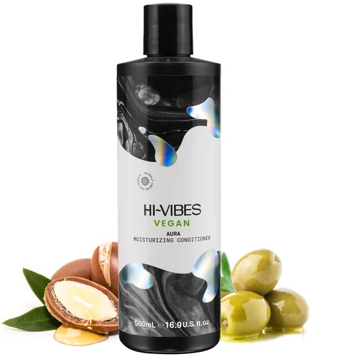 Vista 10 de MOEHAIR Hi-Vibes Champú y acondicionador de aceite de argán Infundido con aceites de aguacate, girasol y coco Limpia y nutre el cabello Juego