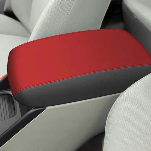 Vista 12 de AOMSAZTO Reposabrazos de Altura para Honda Civic 2006-2011 Negro de Cuero Central