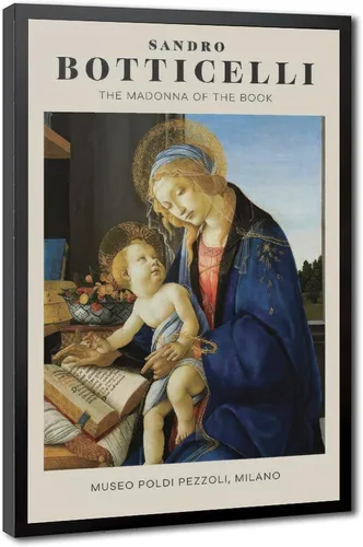 Vista 9 de SHIZL Johannnes Vermeer Woman Holding A Balance Mid Canvas Poster Wall Art Decor Print Picture Paintings for Living Room Bedroom Decoration Black