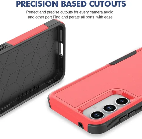 Vista 265 de Jeylly Compatible con Samsung Galaxy A22 5G Funda, Funda Samsung A22 5G con 2pcs protectores de pantalla de vidrio templado