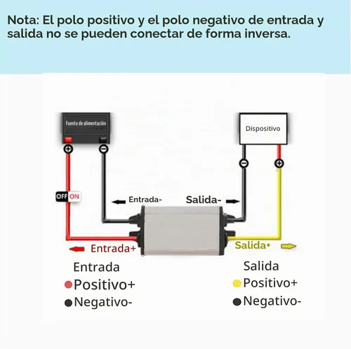 Vista 5 de Convertidor de 12 V a 3 V DC reductor regulador de voltaje transformador DC fuente de alimentación 3A 9W convertidor de coche impermeable compatible