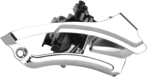 Vista 5 de Desviadores delanteros para bicicleta, abrazadera de 3 velocidades en desviadores delanteros compatibles con enrutamiento superior o inferior