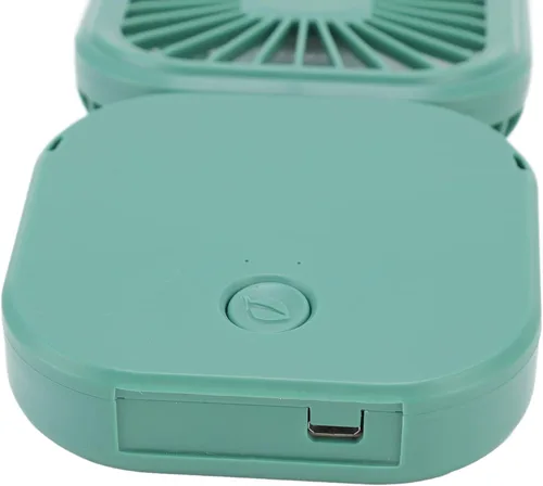 Vista 8 de Ventilador de escritorio pequeño 3 velocidades plegable Velocidad del viento Rotación de 270 grados Ventilador plegable portátil de viento fuerte