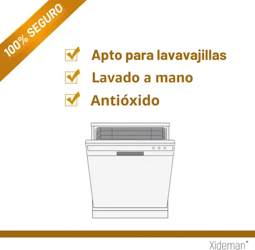 Vista 8 de Juego de cubiertos martillados negros de 16 piezas con cuchillos dentados ultra afilados 2 en 1, juego de cubiertos de acero inoxidable 18/10, juego