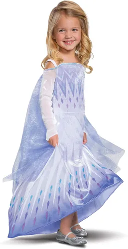Vista 3 de Disfraz de Elsa de Frozen 2 de Disney para niñas
