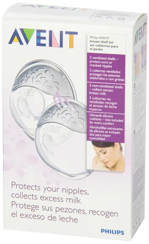 Vista 10 de Philips AVENT Comfort Breast Shell Set, 2 Pack, SCF157/02