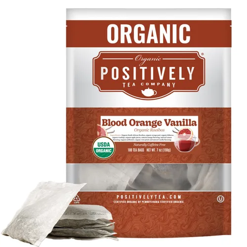 Vista 86 de Bolsas de hojas sueltas para té. Orgánicas por USDA. Positively Tea LLC.
