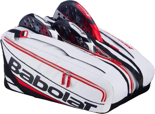 Vista 3 de Babolat RH Pro Technical Bolsa de Padel (Blanco/Negro/Rojo)
