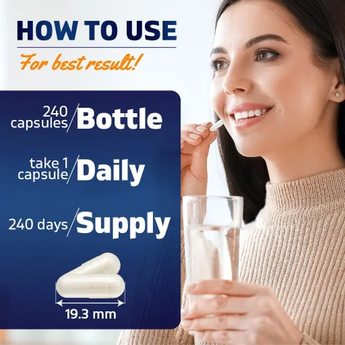 Vista 4 de Vitamatic Orotato de litio de 5 mg, 240 cápsulas vegetales, sin OMG, sin gluten.