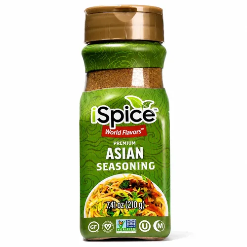 Vista 3 de iSpice - ASIAN SEASONING World Flavor Super Spice Blend Todo natural Listo para usar tal como está No es necesario preparar 7.41 oz (210 g)