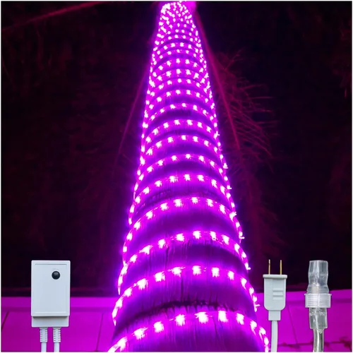Vista 16 de Russell Decor Cuerda de luces LED con controlador regulable de 4 niveles para Navidad, 4 de julio, Día de los Caídos, decoración de vacaciones