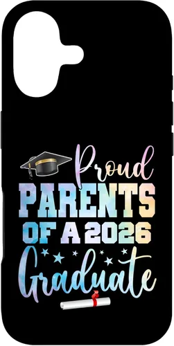 Vista 32 de Proud Parents of A Class of 2026 Graduate Graduation Case for iPhone 16