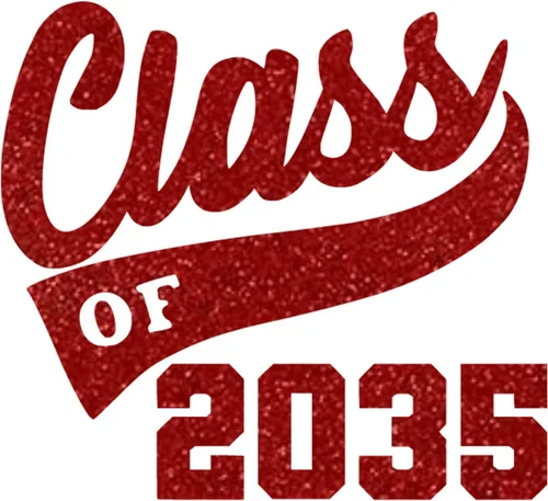 Vista 33 de Senior 2035 Iron On Transfer for Shirts, Black