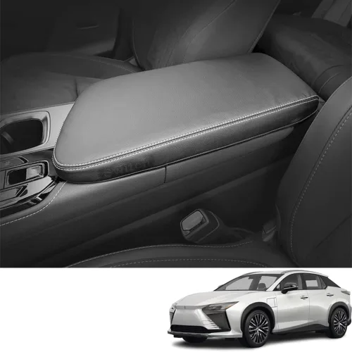 Vista 8 de Accesorios interiores personalizados para Lexus RZ 450e NX 250 NX 350 NX 350h NX 450h+ 2022 2023 Funda de cuero para reposabrazos central, cojín