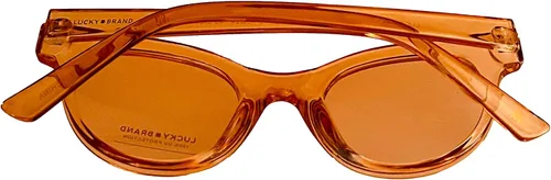 Vista 5 de Lucky - Gafas de sol retro para mujer marrón claro beige 4924148
