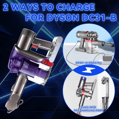Vista 4 de Tipo B: repuesto de 22.2 V 8.0 Ah para batería Dyson DC31