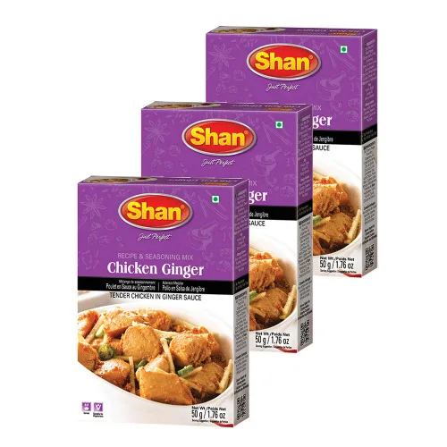 Vista 281 de Shan Chicken 65 - Mezcla de recetas y condimentos de 2.1 oz (60 g) - Polvo de especias para pollo frito picante agridulce - Adecuado