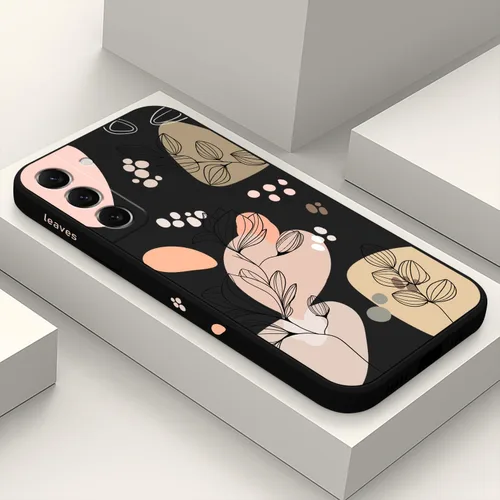 Vista 12 de LEECG Funda para Samsung Galaxy S22, Diseños de Flores Elegantes de Silicona Suave con Protección contra Caídas y Resistente a Huellas Dactilares