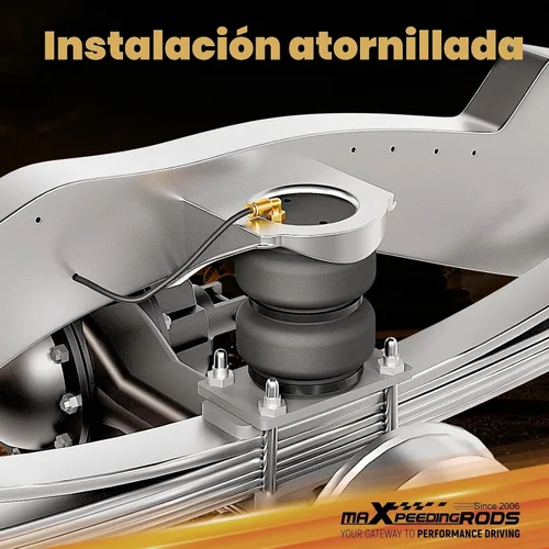 Vista 5 de maXpeedingrods Bolsa de suspensión de aire de repuesto 2500lb con amortiguador interno para GMC Silverado Sierra 1500 para Ford