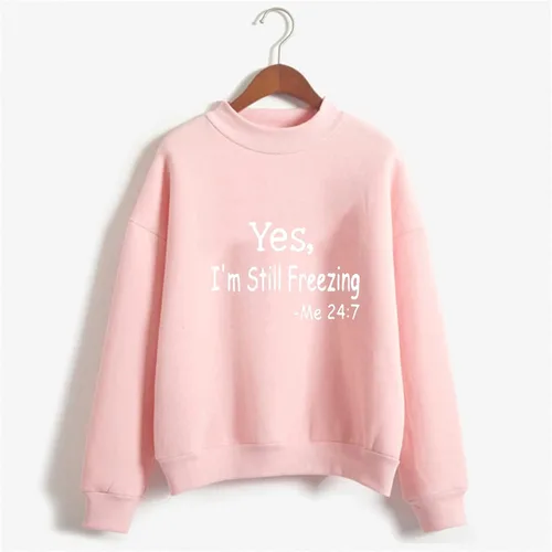 Vista 3 de NATHGAM Sudadera estética para mujer, linda sudadera con estampado de letras a la moda, sudadera holgada de manga larga
