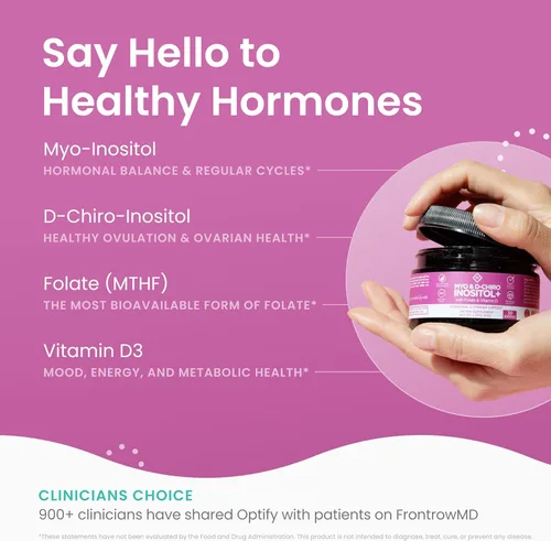 Vista 7 de Suplemento de inositol premium – Myo-inositol y D-Chiro Inositol en polvo más folato y vitamina D – Proporción ideal 40:1 – Equilibrio hormonal