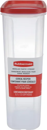 Vista 2 de Contenedor modular para cereal Rubbermaid, 22 tazas, Transparente