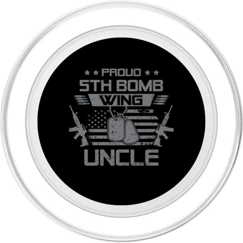 Vista 2 de Proud 5th Bomb Wing Uncle US Veteran Family Matching PopSockets MagSafe PopGrip for iPhone