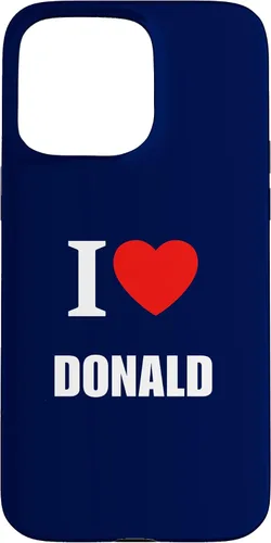 Vista 31 de Cute I Love Heart Donald Parents Wife Husband Girl Boy Case for iPhone 16